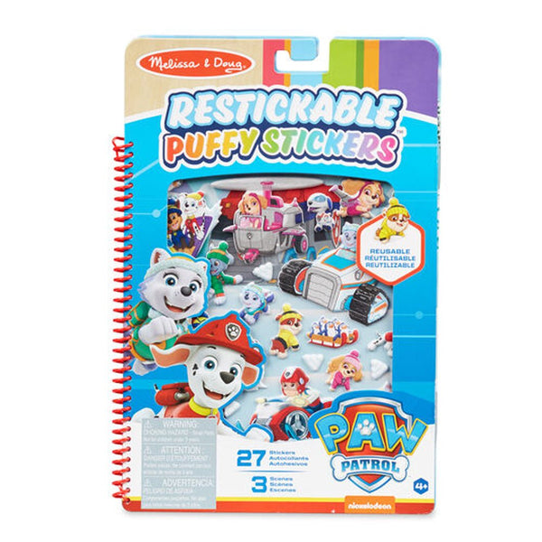 Paw Patrol Puffy Sticker Pad - Jake's Mountain