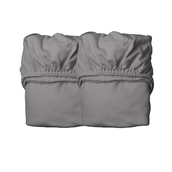 Leander lagen til babyseng Organic, 2 - pak - Cool Grey