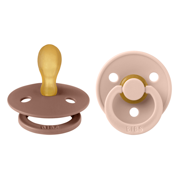 BIBS 2 - pak Latex sut str 2 blush / woodchuck