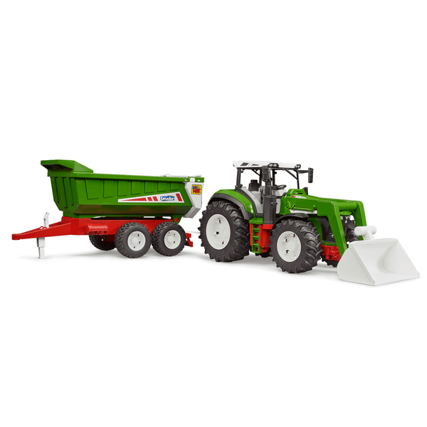 Bruder ROADMAX Traktor med frontlæsser + tipvogn