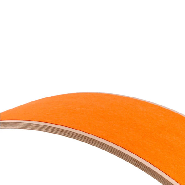 CurveLab balancebræt med filt, Little Arc, mørk orange