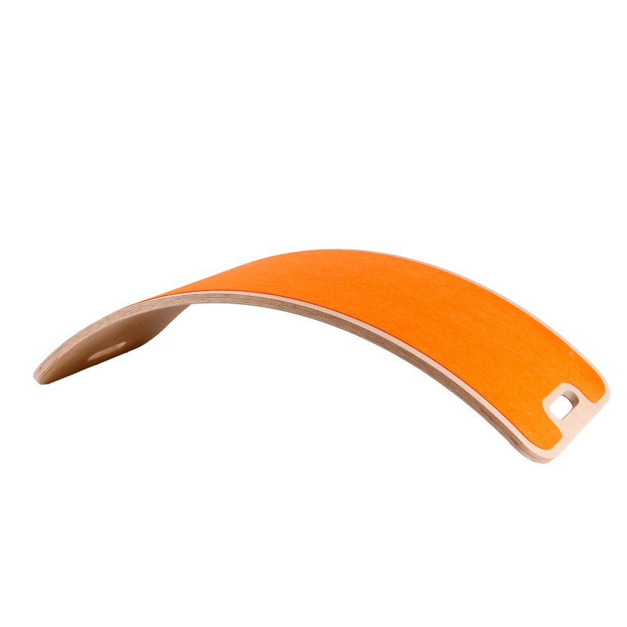 CurveLab balancebræt med filt, Major Arc, mørk orange