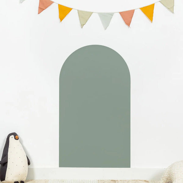 Ferflex® Magnetisk Tapet Tavle Med Rund Top - 1 m x 58 cm, Smaragdgrøn