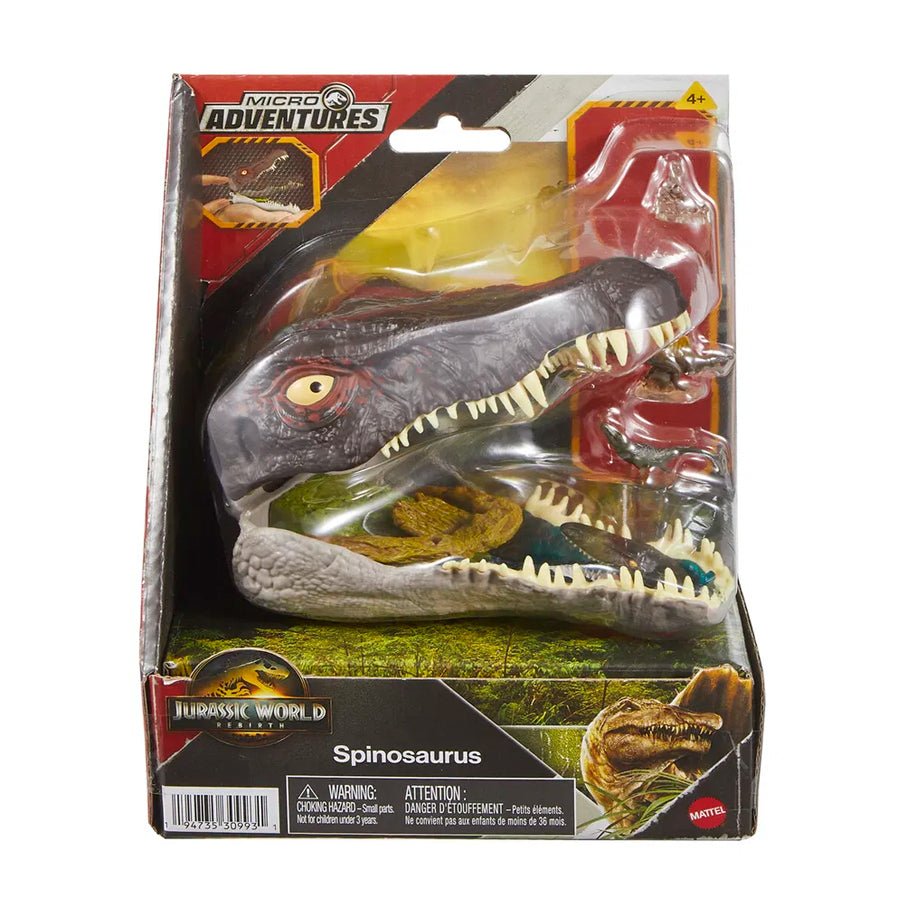 dinosaurier kopf zelt Jurassic World Rebirth Micro Compact, Spinosaurus