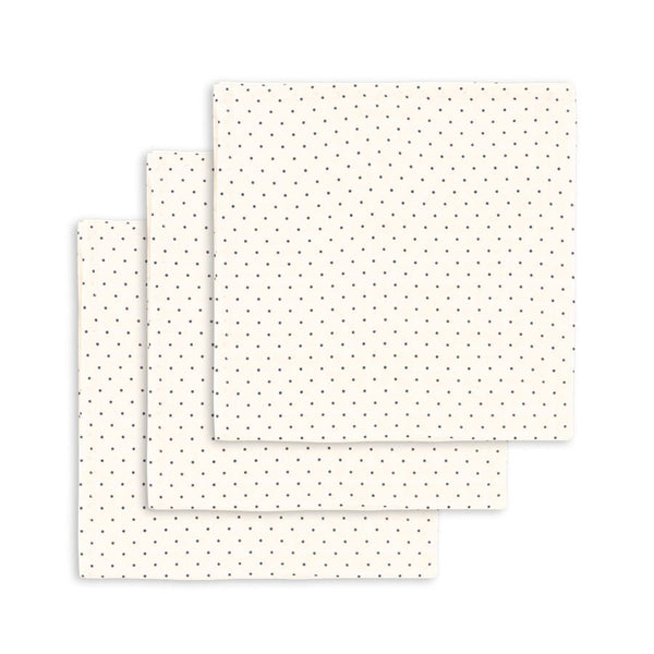 Konges Sløjd 3 - Pak Muslin Stofble, Estate Dot