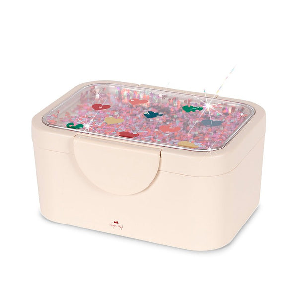 Konges Sløjd Glitter madkasse, bon coeur colore