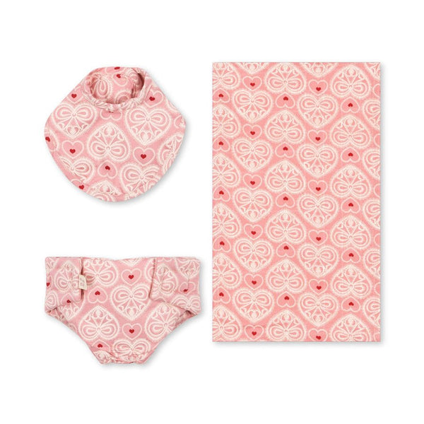 Konges Sløjd dukke puslesæt, Lacy pink