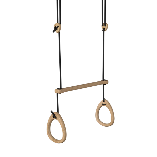 Lillagunga acrobat, eg, sort reb, 3,80 - 4,80m