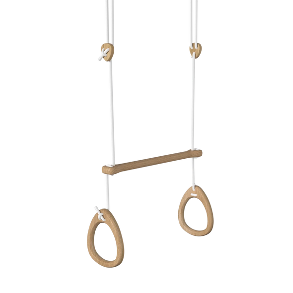 Lillagunga acrobat, eg, hvid reb, 3,80 - 4,80m