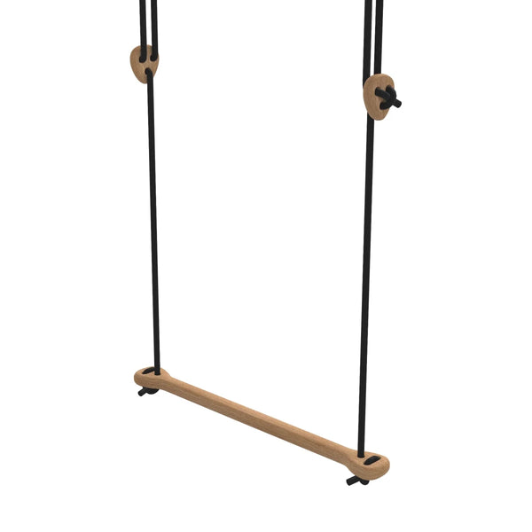 Lillagunga Trapez, eg, Sorte reb, 2 - 2,80 m