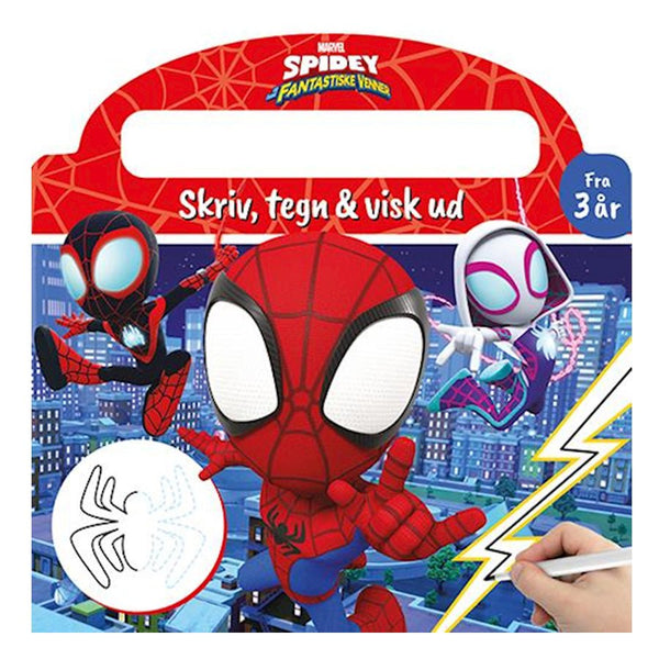 Marvel - Spidey - Skriv og visk ud