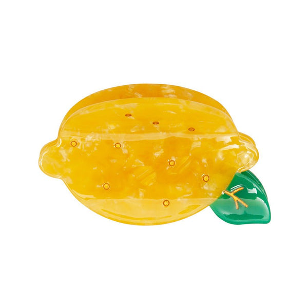 Mimi & Lula stor hårklemme, lemon acetate Amalfi