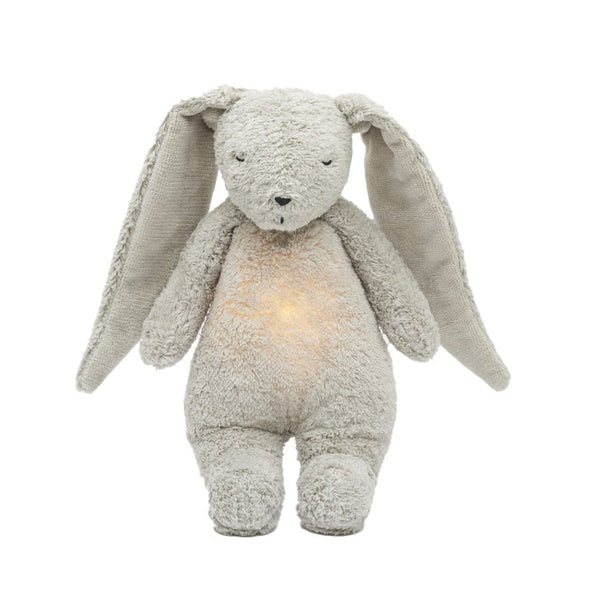 Moonie 2.0 Organic Humming kanin med lampe, gray