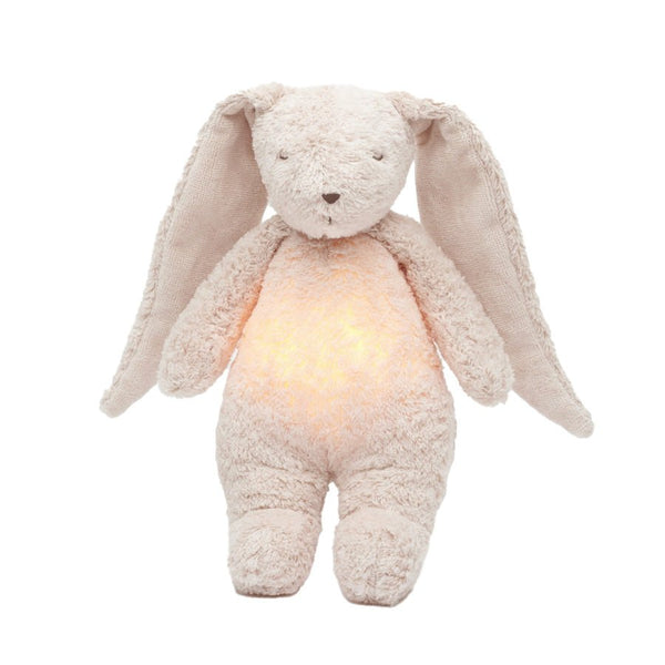 Moonie 2.0 Organic Humming kanin med lampe, rose