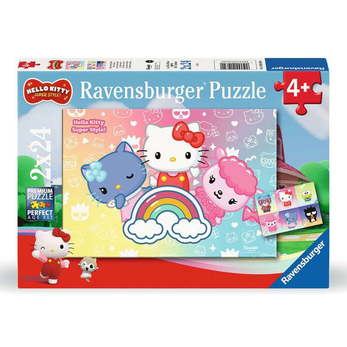 Hello Kitty Super style puslespil 2 x 24 brikker