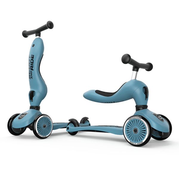 Scoot and Ride 2 - i - 1 løbehjul, Highway Kick 1 - steel