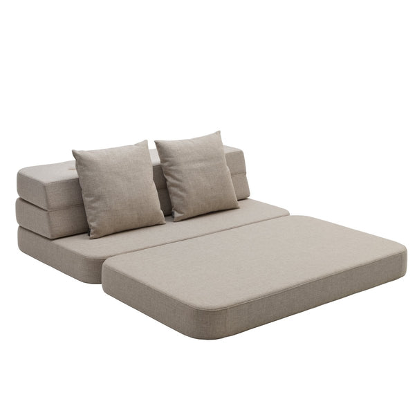 byKlipKlap 3 - fold sofa, 140 cm beige