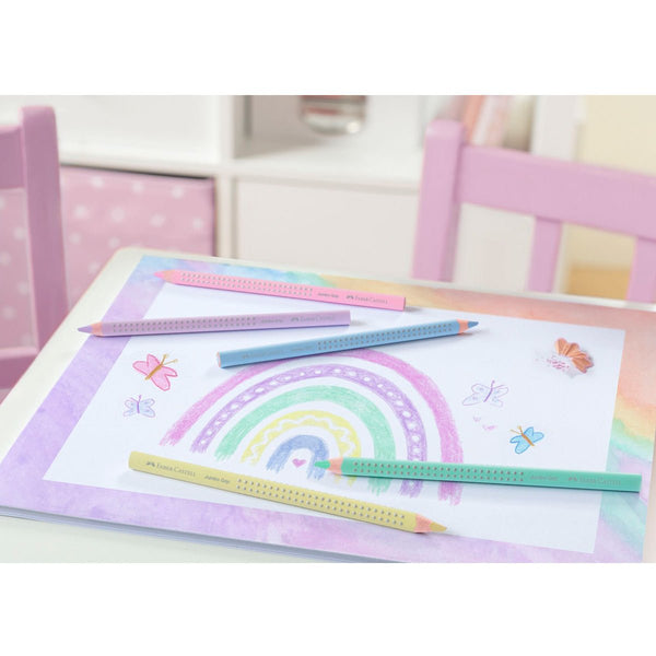 Faber - Castell jumbo grip pastel farveblyanter, 5 stk