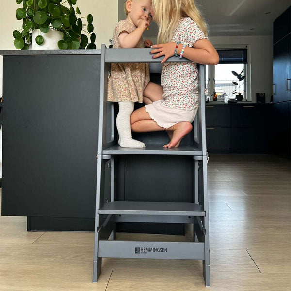 Hemmingsen Kids Maya læringstårn pro, grå