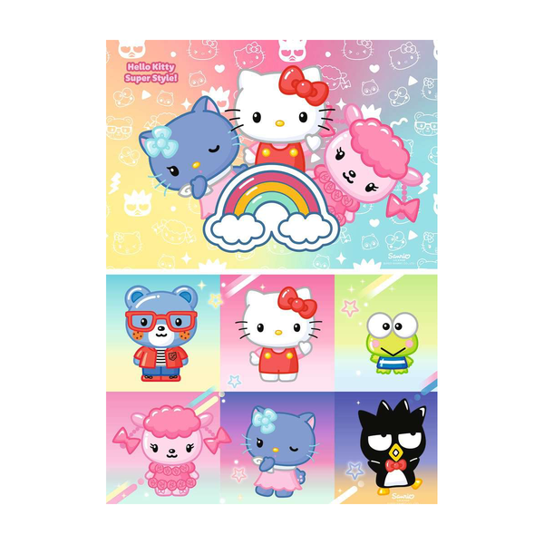 Hello Kitty Super style puslespil 2 x 24 brikker