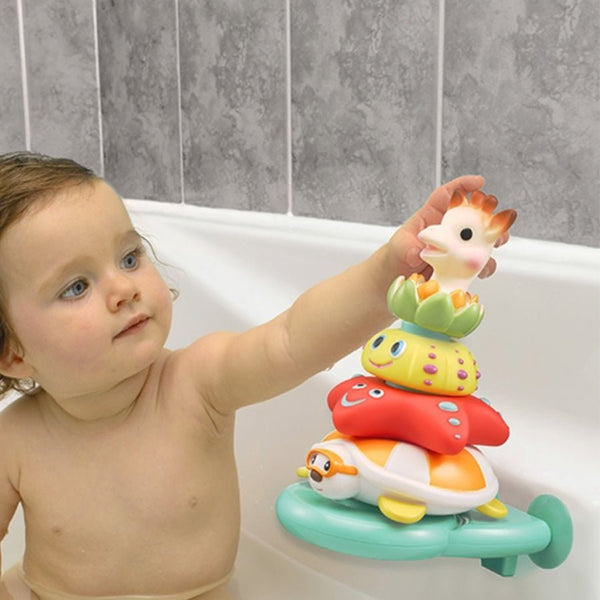 Sophie la Girafe, splash og surf stable pyramide