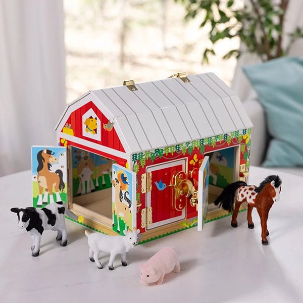 Melissa & Doug bondegårdsstald