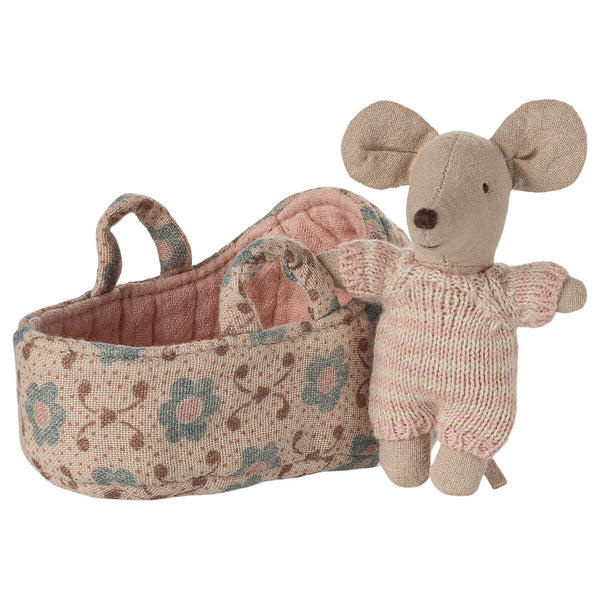 Maileg Babymus I Babylift - Rose