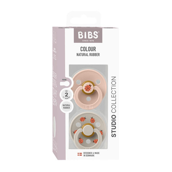 BIBS 2 - Pak Studio Colour Sut Str 2 - Ladybug Blush Mix