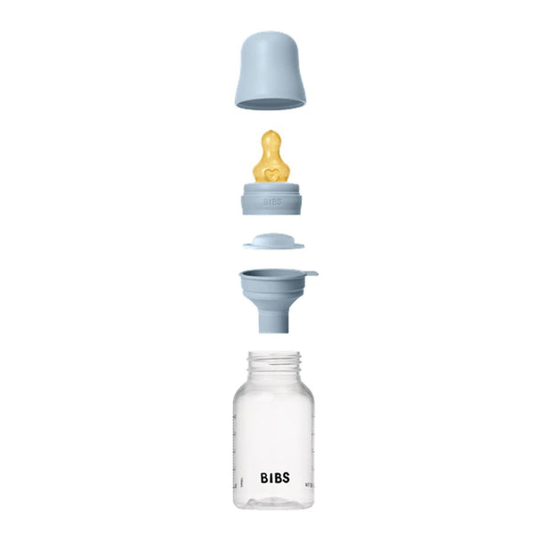 BIBS sutteflaske 150 ml, slow flow, Baby Blue