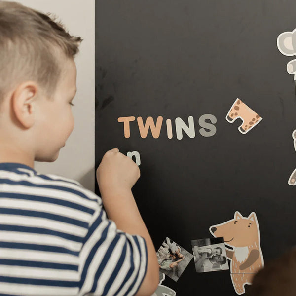 Ferflex® Magnetiske Bogstaver 125 stk - Caramel Blue