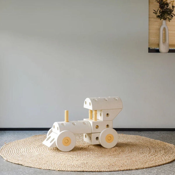 MODU Dreamer Sæt, 33 Dele - Sand Grey/Honey Yellow