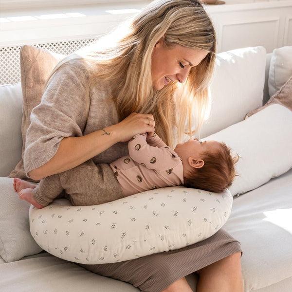 Sebra Ammepude, økologisk bomuld cream stripe