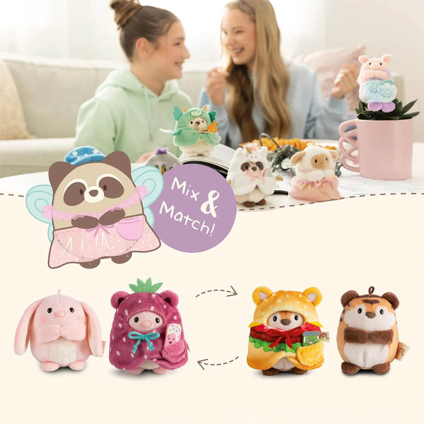 MyMochi Nici Gaveæske, Nymfeparakit Chipsy Hest/Ridder Tøj - 8 Cm