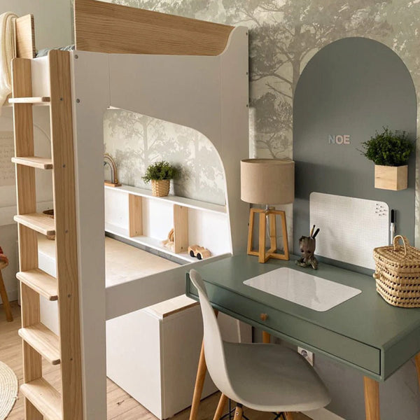 Ferflex® Magnetisk Tapet Tavle Med Rund Top - 1 m x 58 cm, Smaragdgrøn