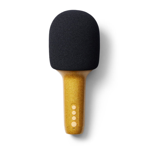 Lalarma Glitter Grove Mikrofon, Guld