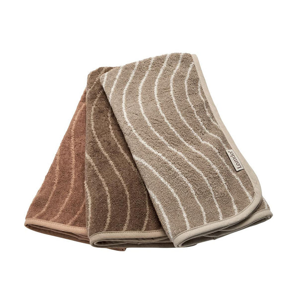 Leander Topper til puslepude, organic, Woodland cappuccino