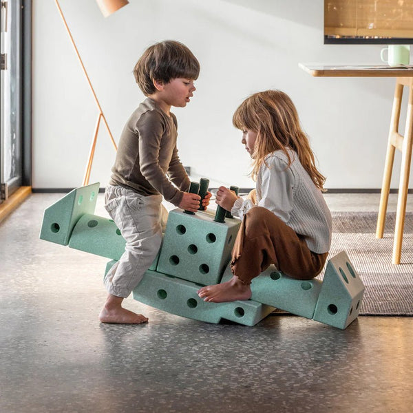 MODU Dreamer Sæt, 33 Dele - Ocean Mint/Forest Green