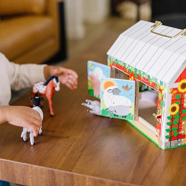 Melissa & Doug bondegårdsstald
