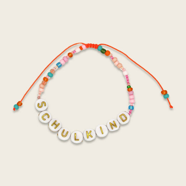 Perlenarmband Schulkind in Mint/Rosa