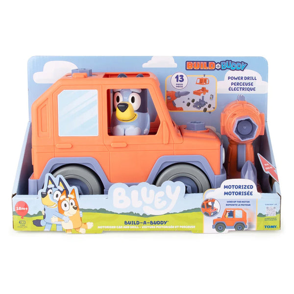 Bluey Build a Buddy Motorisiertes Auto und Bohrmaschine