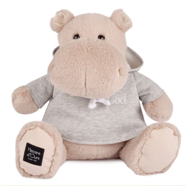 Flodhest med Hoodie (40 cm) fra Doudou et Compagnie