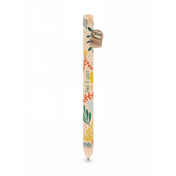 Free Hugs Kuglepen med Dovendyr i Grøn
