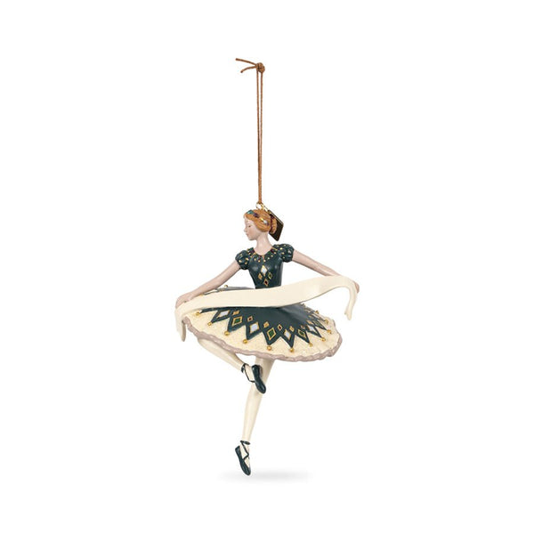 Juleophæng med Ballerina i Harlekin Multi