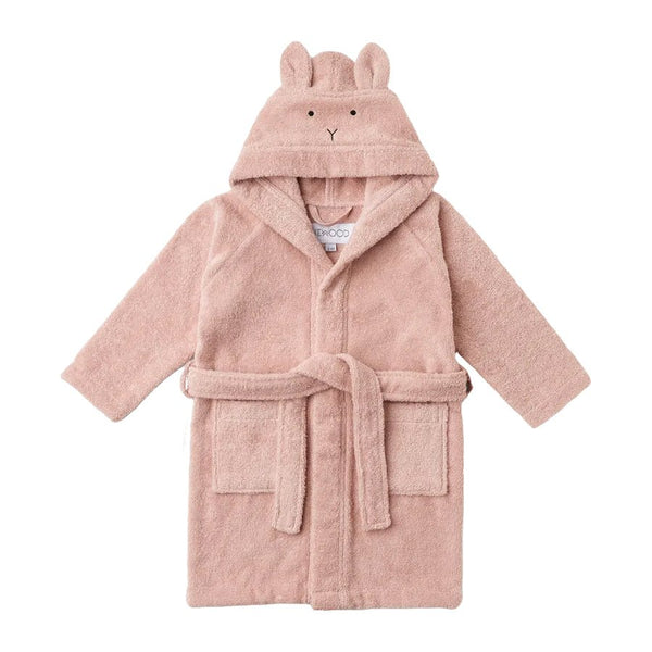 Liewood badekåbe til børn, rabbit rose
