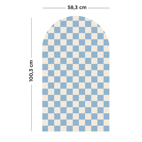 Magnetisk Tavle MagnéTique Arche Damier Bleu (1m x 58cm)