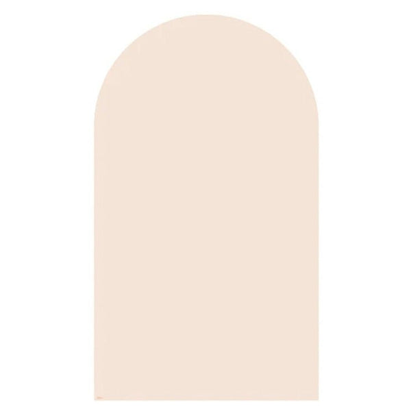 Magnetisk Tavle Med Rund Top i Rosa Beige (100 x 58 cm)