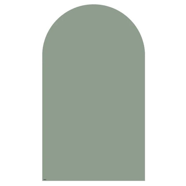 Magnetisk Tavle med Rund Top i Smaragdgøn (100 x 58 cm)