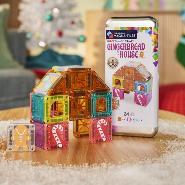 MicroMAGS Gingerbread Hus Rejsesæt (24 dele)