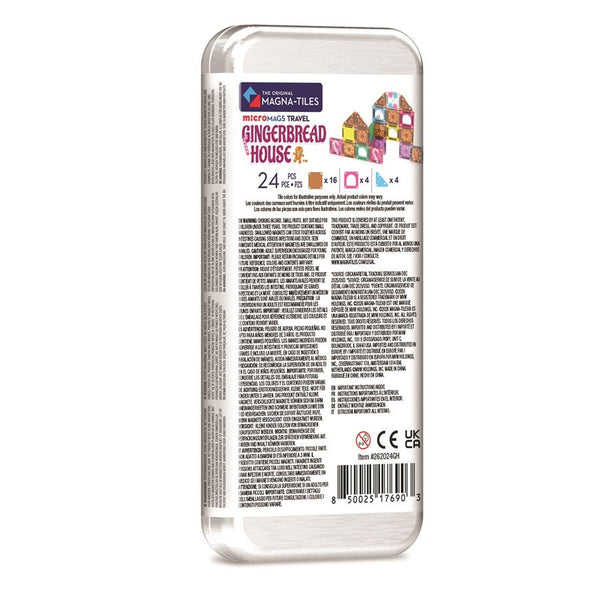 MicroMAGS Gingerbread Hus Rejsesæt (24 dele)