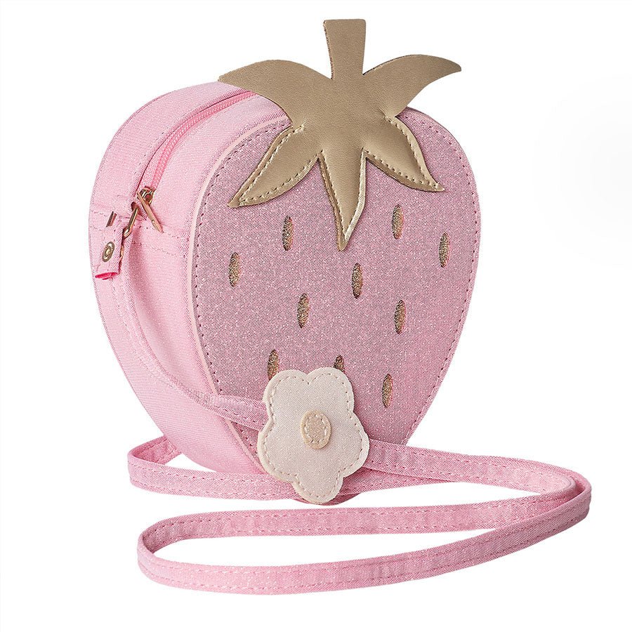 Mimi & Lula Skuldertaske, Mini Strawberry - Spring On The Farm